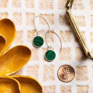Green Natural White Labradorite Heat Treated Jade Drop <b>Earrings</b> Wholesale 925 Sterling Silver Peace Handmade Certified Trendy - Product Image 4
