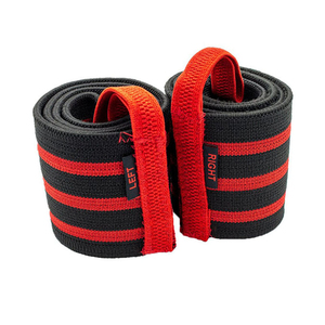 ASKIM IMPEX Sangles de soutien pour poignets gris avec garniture noire et fermeture auto-agrippante pour la musculation, l'entraînement de force et la sécurité en fitness - Product Image 4