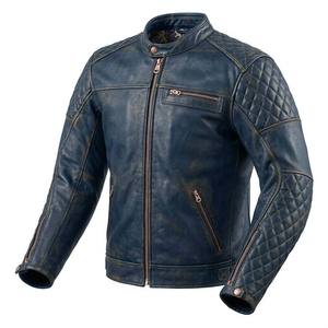 Chaqueta con certificación CE para hombre, chaquetas de cuero genuino para motociclistas, equipo de carreras, chaqueta transpirable para motociclistas, EE. UU. - Product Image 5