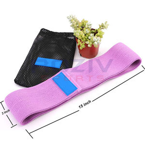 Bandas de Resistencia para Glúteos, de Nailon Ecológico, Resistencia Media, para Ejercicios de Fortalecimiento y Tonificación - Product Image 5