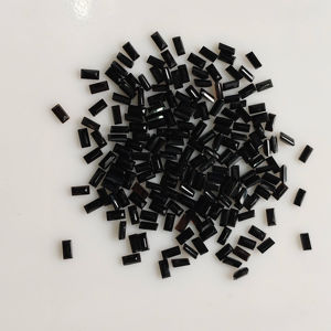 Onyx noir naturel, pierres précieuses en vrac taille baguette 3x1,5MM pour la fabrication de bijoux, Red Mountain Gems - Product Image 2