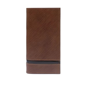 Men's Genuine Leather Long <b>Wallet</b> Multi-<b>Card</b> <b>Holder</b> Fold Closure Minimalist Style Brown <b>Wallet</b> with Multiple <b>Card</b> Slots and Cash - Product Image 3