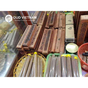 ธูปไม้กฤษณาธรรมชาติเวียดนาม ขนาด 22 ซม. ไร้แกน กลิ่นอูด ขายส่งสำหรับสปาและธุรกิจบริการ - Product Image 3