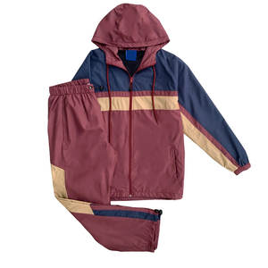 ชุดเซ็ตแทรคสูทฮิปฮอปผู้ชายแบบใหม่สำหรับฤดูร้อน ผ้าเนื้อดี คุณภาพสูง ชุดออกกำลังกายกลางแจ้งสองชิ้น - Product Image 1