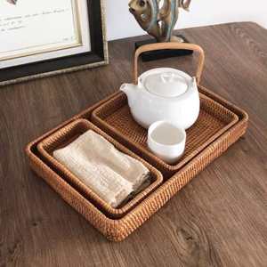 ตะกร้าเก็บของผักตบชวาธรรมชาติยืดหยุ่นได้100% ถังใส่เสื้อผ้าใช้ในครัวเรือนดีไซน์ทันสมัยแบบอเนกประสงค์ - Product Image 3