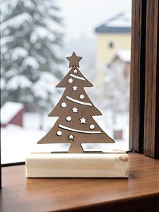 Handmade Wooden <b>Christmas</b> Tabletop Decor | Rustic Holiday Home Decoration | OEM & Wholesale - Product Image 3
