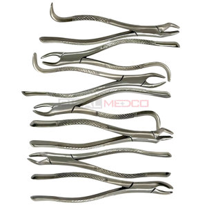 Universal Manual German Stainless Steel Tooth Molar Extraction <b>Pliers</b> <b>Set</b> 7-Pack Dental Forceps for 1st-3rd Molars (Left/Right) - Product Image 2