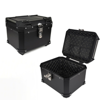 Boîte arrière de moto en plastique PP de haute qualité 45L Top Box de moto Scooter Boîte arrière de moto Coffre arrière de moto