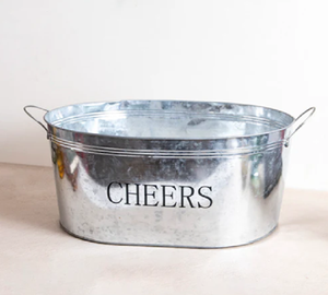 Vintage mid-century modern black leatherette ice bucket featuring a brass handle. Available at wholesale price. - Product Image 4