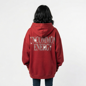 Women Baggy Rhinestone Hoodies Casual 100% Fleece Polyester Full Sleeve Drop Shoulder Heavy <b>Weight</b> 430GSM Sweat Hoodies - Product Image 2