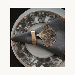 Anneau de serviette en métal au design personnalisé et fabuleux, porte-serviettes décoratif, décoration de table pour hôtel et restaurant, vente en gros - Product Image 3