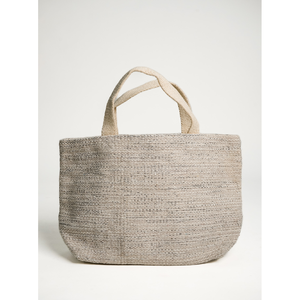 Custom Colorblock Cotton Lurex Handbag Fashion Tote OEM ODM Global Export Market Supply - Product Image 3