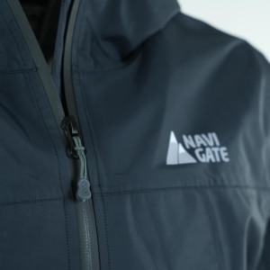 Men's Durable Portable <b>Waterproof</b> <b>Jacket</b> for Outdoor Activities Solid Pattern Nonwoven Weaving Casual Style <b>Thin</b> Winter Front - Product Image 2