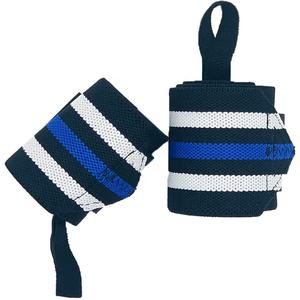 Muñequeras de entrenamiento para gimnasio, venta al por mayor, muñequeras de entrenamiento Crossfit con bucle para el pulgar, muñequeras de Fitness para ejercicios de levantamiento de pesas - Product Image 1