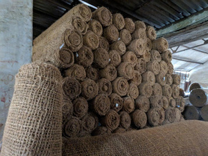 100% Natural Coconut Coir Fiber Mesh Made in Vietnam | Biodegradable Erosion Control <b>Mat</b> for Agriculture & Landscaping - Product Image 6