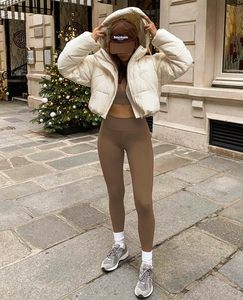 <b>Women</b> High Waist Black <b>Leggings</b> Slim Fit Knitted Cotton Winter Casual Solid Color Breathable <b>Thermal</b> Quick Dry Vintage Crop - Product Image 5