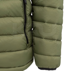 Stylish Hooded <b>Men</b> Bubble Winter <b>Jacket</b> Windproof & Breathable Front Logo for Everyday Wear and <b>Light</b> Outdoor Activities - Product Image 5