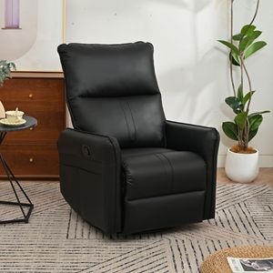 Modern Small Nursery Rocking <b>Recliner</b> Chair Bed 360 Degrees Swivel Glider Rocking <b>Recliner</b> Chair - Product Image 5