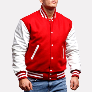 Veste universitaire pour hommes, vestes universitaires Verity, logo personnalisé, veste Letterman unie, vente en gros de vestes universitaires pour hommes, services OEM - Product Image 6
