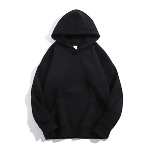 Wholesale Heavyweight 100% Cotton <b>Hoodie</b> Men Custom Embroidery Logo 420 Gsm Blank Fleece No String Oversized <b>Hoodie</b> - Product Image 2