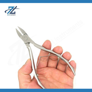 Sharp Curved Eagle Nose <b>Nail</b> Nipper Stainless Steel Wide Jaw Ingrown Fingernail Cutter Dead Skin Remover <b>Tool</b> Made in Pakistan - Product Image 2