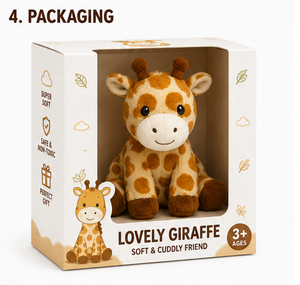 Peluche de cebra, juguete de peluche de cebra, lindo juguete de peluche de animal de safari, juguete suave para abrazar para niños, regalo para bebés, decoración de guardería - Product Image 5
