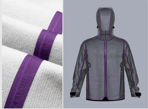 เสื้อแจ็คเก็ตกันลมแบบ unisex สกรีนโลโก้ได้  เสื้อแจ็คเก็ตกันน้ำสำหรับกิจกรรมกลางแจ้ง เดินป่า เล่นสกี - Product Image 6