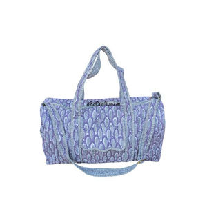 กระเป๋าผ้าดัฟเฟิลสุดหรูสั่งทำพิเศษ 100% ผ้าฝ้าย ขนาดใหญ่ พับได้ เปิดได้หลายสี สไตล์วินเทจ สำหรับชายหาด ฤดูร้อน ฤดูหนาว พกพาสะดวก ทนทาน - Product Image 4