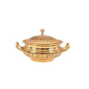 Stainless Steel <b>Pot</b> Flip Top <b>Lid</b> Dishwasher Safe Kitchen Cookware Luxury Design Handle Heatable Stackable Food Container - Product Image 2
