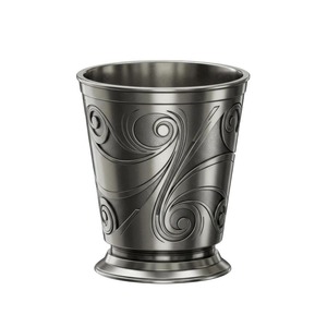 Gobelet à vin moderne en acier inoxydable, élégant, à pied argenté, pour la salle à manger, le bar et les réceptions - Product Image 3