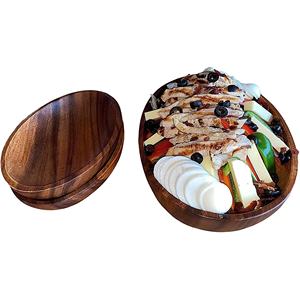100% Ensemble de bol à salade et à fruits en bois d'acacia Bol à pâte en bois de haute qualité pour la maison Hôtel Restaurant Utilisation Produit en gros - Product Image 3