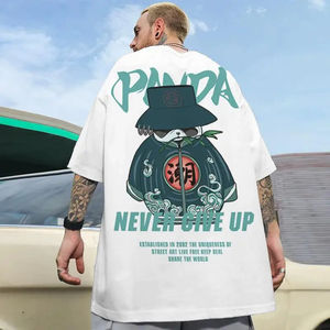 T-shirt unisexe imprimé 3D Panda personnalisé pour le Nouvel An chinois, décontracté d'été à manches courtes, coupe classique, écologique et respirant - Product Image 2