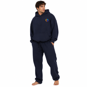 Combinaison en polaire surdimensionnée pour homme, en tissu polaire doux, coupe ample confortable, toucher doux et chaleur douillette pour les voyages hivernaux et les occasions décontractées - Product Image 1