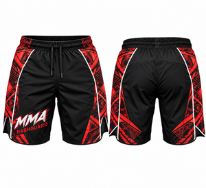 Custom MMA Rash Guard Shorts Set Mens Long Sleeve Compression <b>BJJ</b> Grappling Training Fight Wear Sublimation <b>Rashguard</b> - Product Image 2