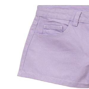 Shorts de Algodón para Niñas, Corte Recto, Cintura Ajustable, Cómodos, Suaves, Transpirables, de Secado Rápido, Ecológicos, Casuales y Ligeros - Product Image 2