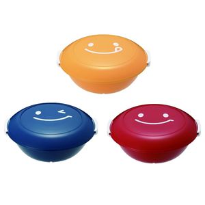 Plato de almuerzo Bento dividido cuadrado de METALES PERLAS de Japón, apto para microondas, lavavajillas, reutilizable, 0-1L, plástico para preparación de comidas para niños - Product Image 1