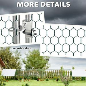 Grande Pollaio per Uso Esterno per Famiglie e Fattorie, Gabbia per Animali da Cortile - Product Image 5