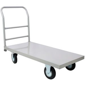 Carrello Industriale Robusto con Ruote Piatte in Acciaio 24 X 48, Capacità 2000 lb, Carrello a Mano con Pianale Liscio - Product Image 2