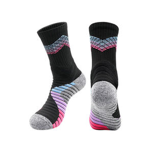 Chaussettes de sport épaisses en spandex blancs WARPRO INDUSTRY, respirantes et tricotées pour le basketball - Product Image 5