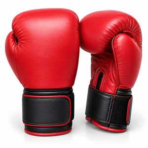 Gants de boxe professionnels en PU, ajustables avec fermeture auto-agrippante, logo personnalisé, évacuation de l'humidité, vente en gros, respirants - Product Image 3