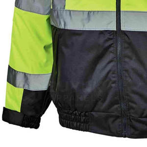 Veste de sécurité haute visibilité réfléchissante et respirante pour la construction, la protection incendie, l'utilisation en extérieur, vêtements de travail haute visibilité, 100% polyester - Product Image 6