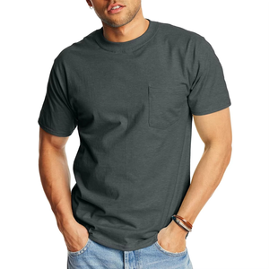 Camiseta de Hombre 100% Algodón, Cuello Redondo, Corte Regular, Manga Corta, Secado Rápido, Transpirable, con Logotipo Personalizado de Alta Calidad - Product Image 4