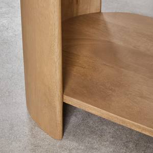 Mesita de noche ovalada Vandana Arion Aureo de 50x35 cm en madera de mango Sidney - Product Image 3