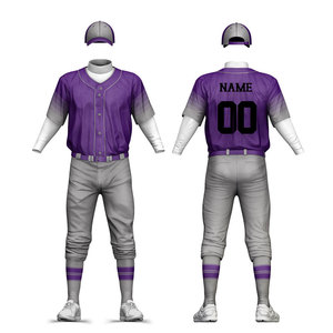 Uniforme de Béisbol de Último Diseño del Fabricante, Ropa de Práctica Transpirable, Nuevo Uniforme de Béisbol - Product Image 4