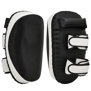 Almohadillas de Cuero de Alta Calidad para Muay Thai, Almohadillas Curvas para Brazos, Gran Venta, Bajo Precio, Almohadillas de Entrenamiento de Boxeo y Patadas de Alto Rendimiento - Product Image 1