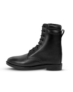 Botas de seguridad negras hasta media pantorrilla con cordones, calzado de trabajo, calzado protector para uso industrial y exterior - Product Image 5