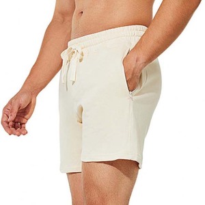 OEM/ODM Men's Sports Casual Running Shorts Quick-Drying Breathable Grey Solid Pattern Cotton Breathable Fabric <b>Large</b> Size Shorts - Product Image 5