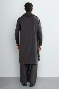 Indian and Pakistani Clothing Men Shalwar Kameez Matching <b>Shawl</b> Set Premium Ethnic <b>Wedding</b> Party Wear Custom Size Colour Design - Product Image 5