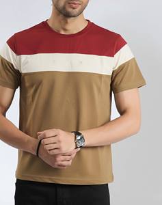 Camiseta de Hombre a la Moda, Venta en Línea, Camiseta a Rayas Oversize, Precio al por Mayor, Estilo Hip-Hop, Ropa Casual - Product Image 6