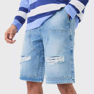 Meilleur prix, faible MOQ, meilleurs shorts en jean pour hommes, designs élégants et nouveaux, plusieurs couleurs et tailles plus grandes, shorts en jean - Product Image 1